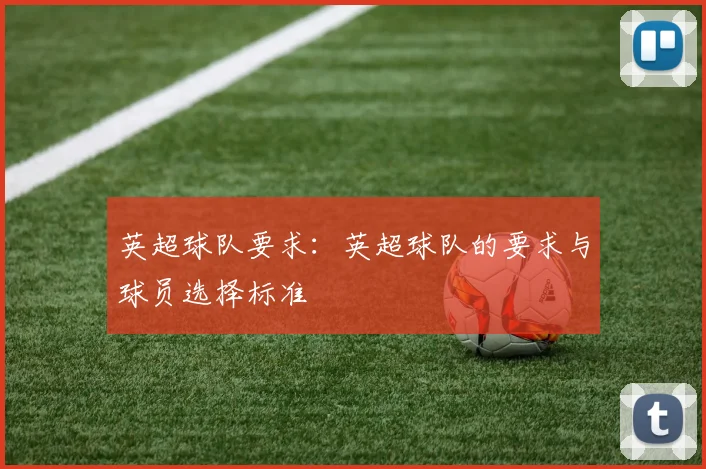 英超球队要求：英超球队的要求与球员选择标准